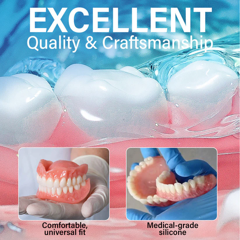 🦷VIXIRUS® Medical Full Denture with Strong Suction ✅ Made and Shipped from the（USA）