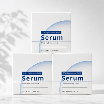 💧 VIXIRUS™ 3% Hyaluronic Acid Ultra-Hydrating Serum Vials – 30pcs