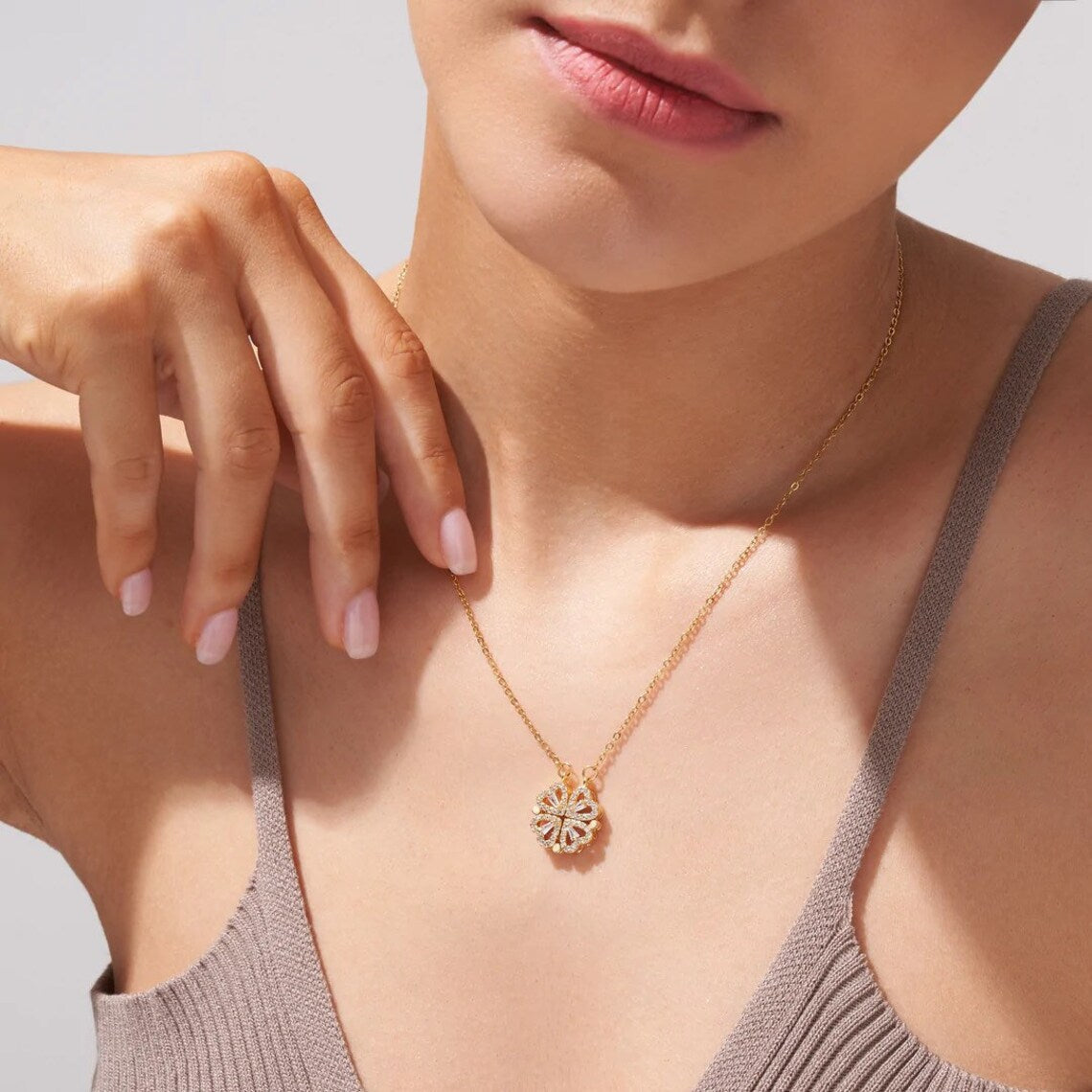 VIXIRUS®  Lucky Heart Necklace