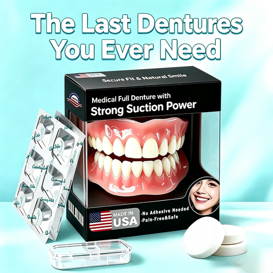 👑Ends Today: 70% OFF! ⏰VIXIRUS™ Medical Full Denture with  Strong Suction🦷Obtain Dental Association Certification