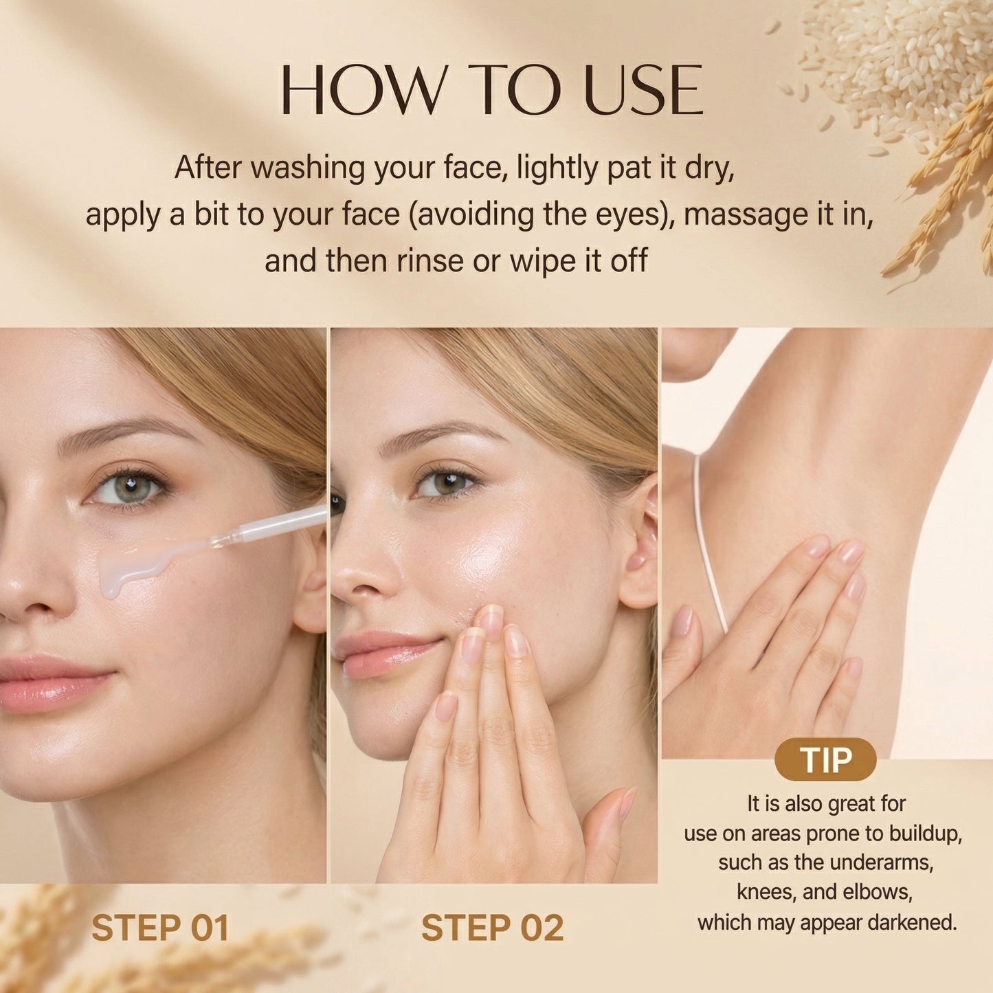 VIXIRUS®--Rice  Peel Shot Serum