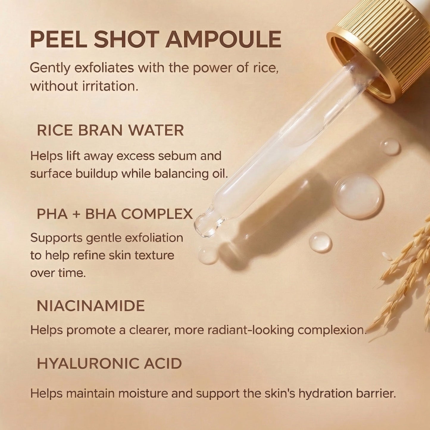 VIXIRUS®--Rice  Peel Shot Serum