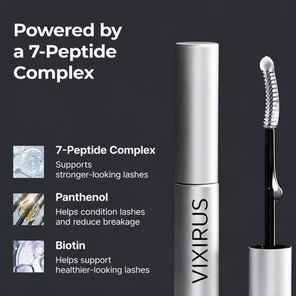 VIXIRUS Eyelash Growth Serum- Safe & Gentle Lashes Care, Fuller, Thicker in 2 Weeks, Non-Prostaglandin
