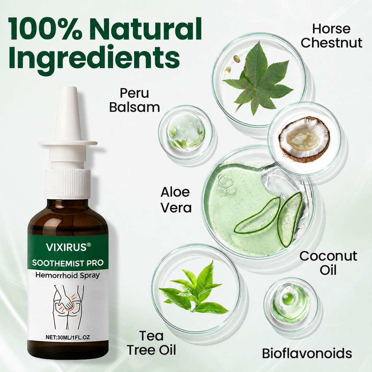 VIXIRUS® SootheMist PRO Hemorrhoid Spray