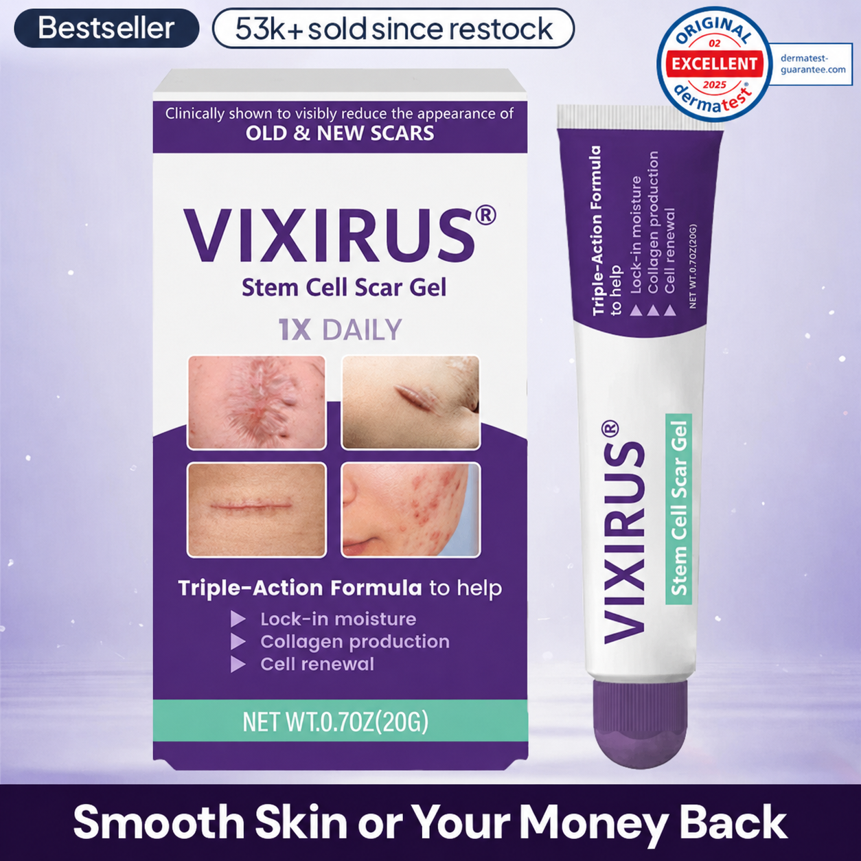 VIXIRUS® Stem Cell Scar Gel