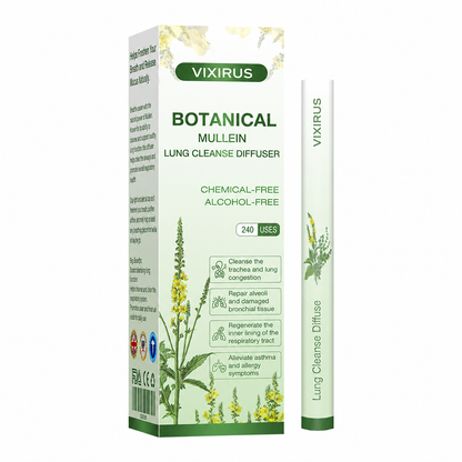 ❣️✅UK Owned and Operated|VIXIRUS® Botanical Mullein Lung Cleanse Diffuser (💝 Cough, wheezing, shortness of breath, sputum, stuffy nose, bronchitis, bronchitis, allergy symptoms, lung discomfort💝)