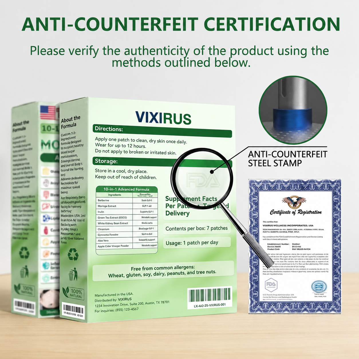 Lose Up to 45lbs: 10-in-1 Nano Microneedle Patch (VIXIRUS & Berberine × NAD+)