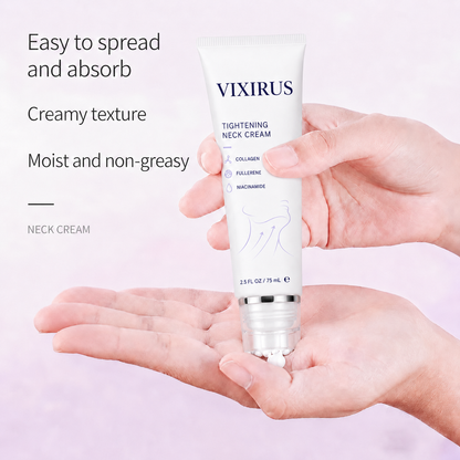 ✨ VIXIRUS™ Instant Neck Lift Cream — 🧴 Infused with Retinol & Hyaluronic Acid | Firms the Neck, Reduces Wrinkles & Double Chin