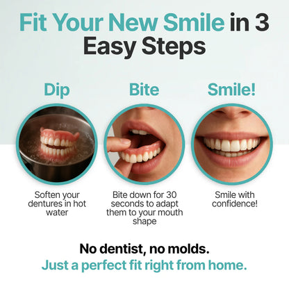 🌎Ends Today: 70% OFF! ⏰VIXIRUS™ Medical Full Denture with Strong Suctiond🦷Obtain American Dental Association (ADA) Certification