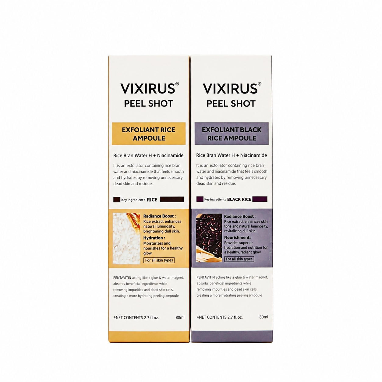 VIXIRUS®--Rice  Peel Shot Serum