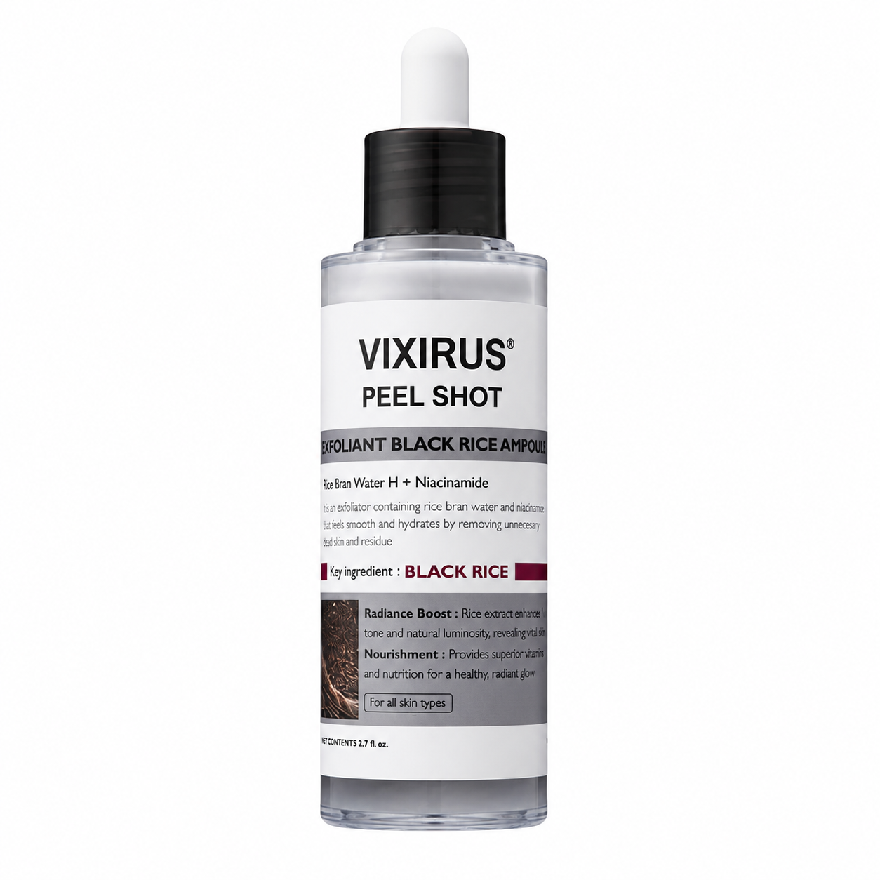 VIXIRUS®--Rice  Peel Shot Serum
